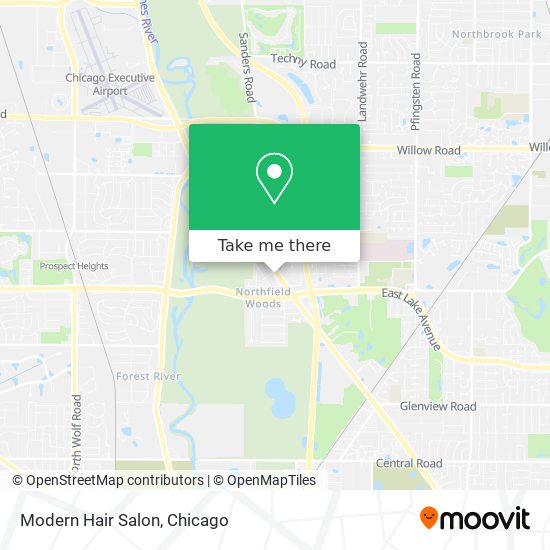 Modern Hair Salon map