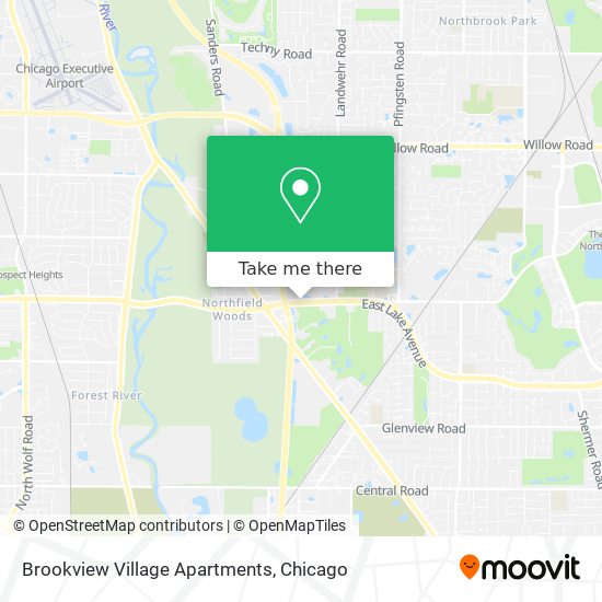 Brookview Village Apartments map