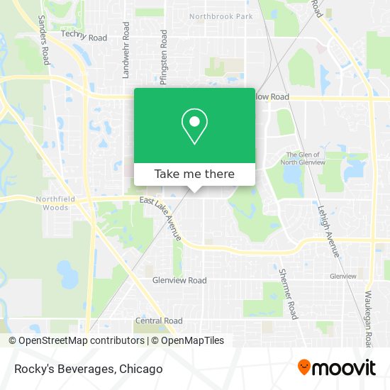 Rocky's Beverages map