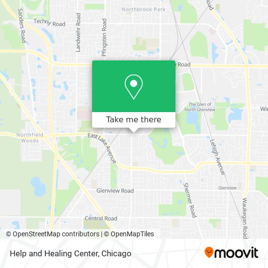 Help and Healing Center map