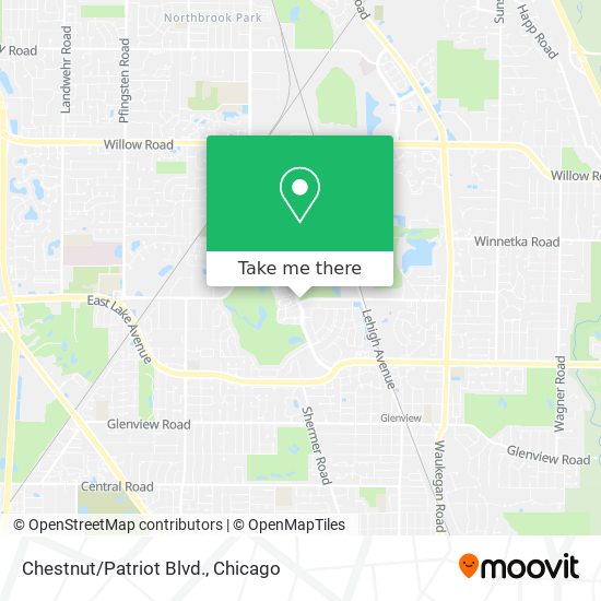 Chestnut/Patriot Blvd. map