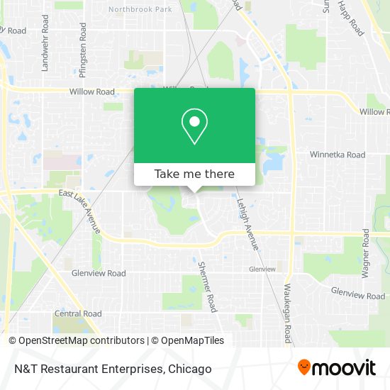 Mapa de N&T Restaurant Enterprises