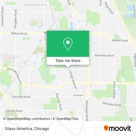 Glass America map