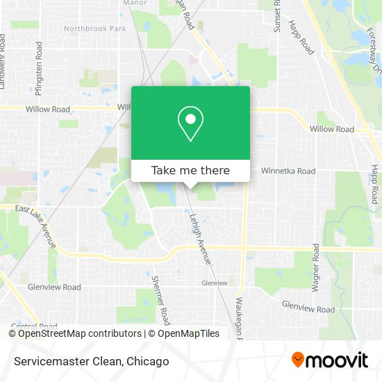 Servicemaster Clean map