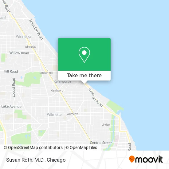 Susan Roth, M.D. map