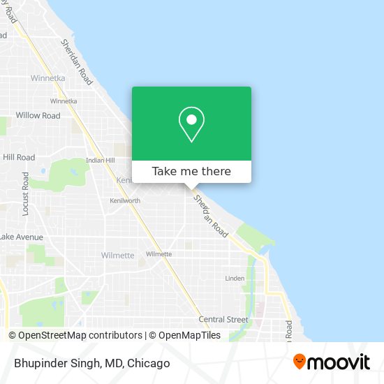 Mapa de Bhupinder Singh, MD