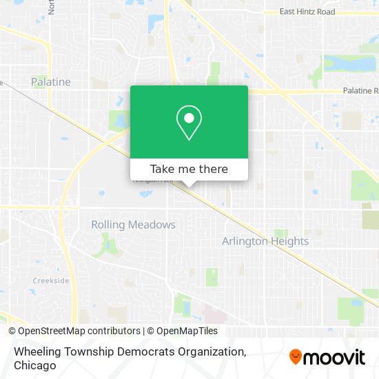 Wheeling Township Democrats Organization map