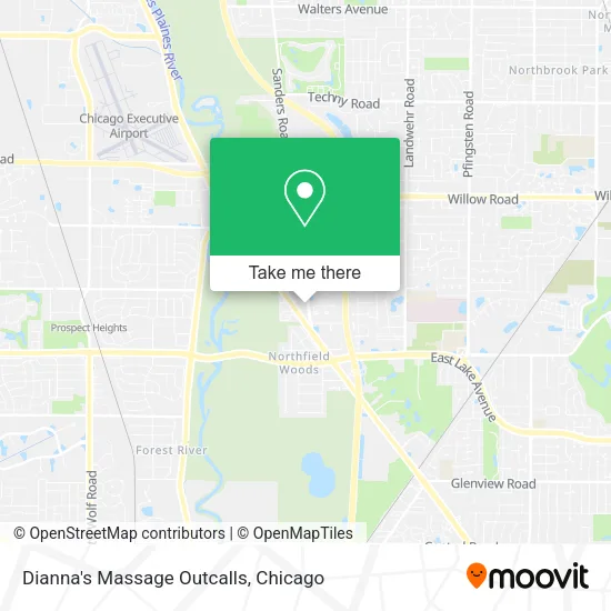 Mapa de Dianna's Massage Outcalls