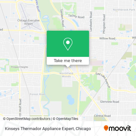Mapa de Kinseys Thermador Appliance Expert