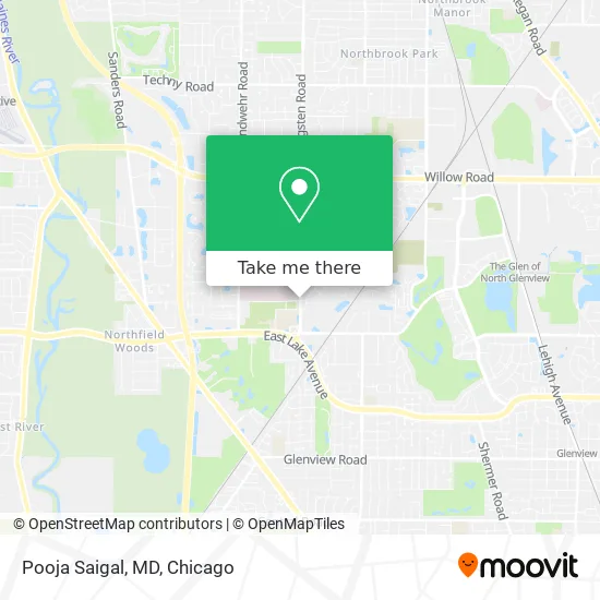 Pooja Saigal, MD map