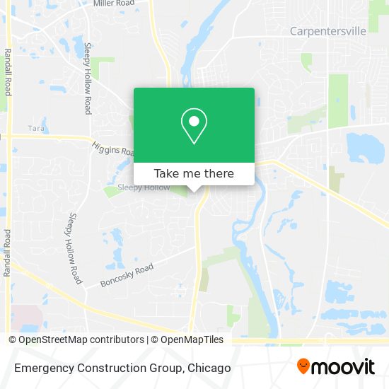 Emergency Construction Group map