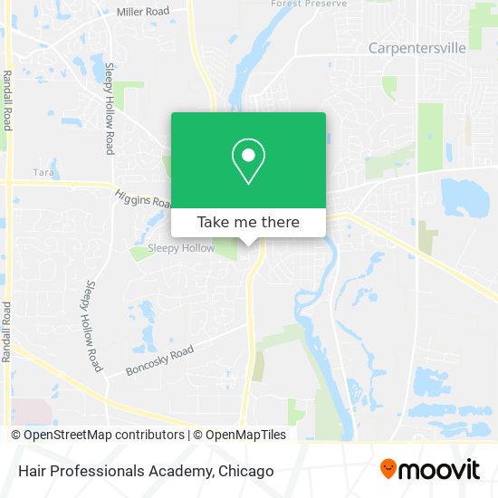 Mapa de Hair Professionals Academy