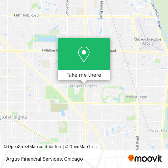 Argus Financial Services map