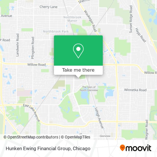 Hunken Ewing Financial Group map