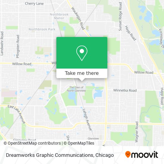 Dreamworks Graphic Communications map