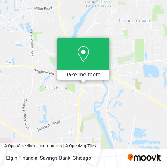 Mapa de Elgin Financial Savings Bank