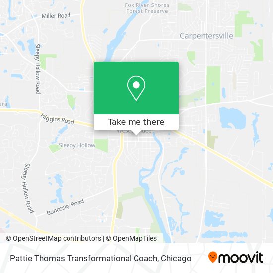 Mapa de Pattie Thomas Transformational Coach