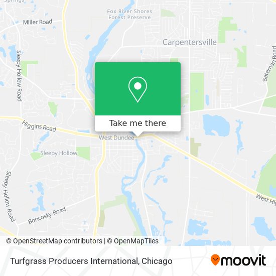 Turfgrass Producers International map