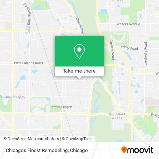 Chicagos Finest Remodeling map