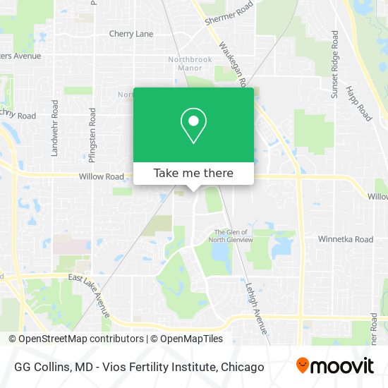 Mapa de GG Collins, MD - Vios Fertility Institute