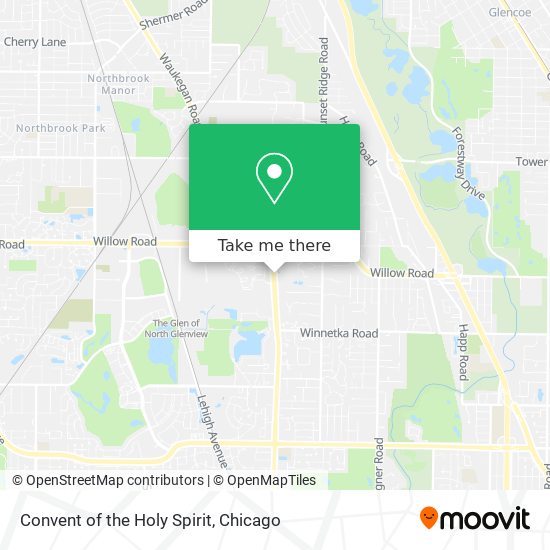 Convent of the Holy Spirit map