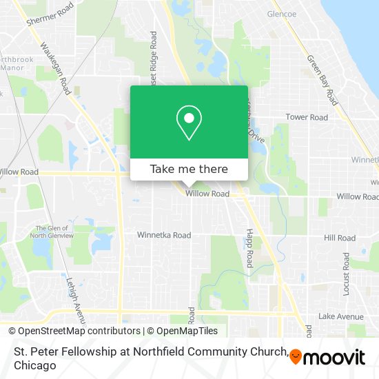 Mapa de St. Peter Fellowship at Northfield Community Church