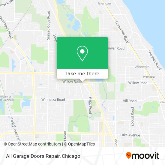 All Garage Doors Repair map