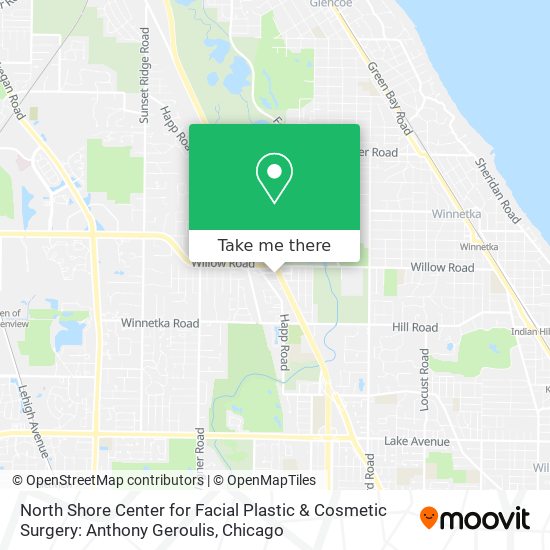 North Shore Center for Facial Plastic & Cosmetic Surgery: Anthony Geroulis map