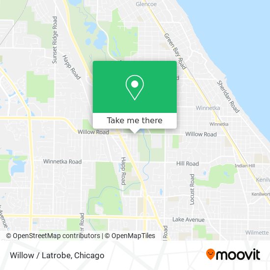 Willow / Latrobe map