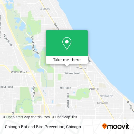 Chicago Bat and Bird Prevention map