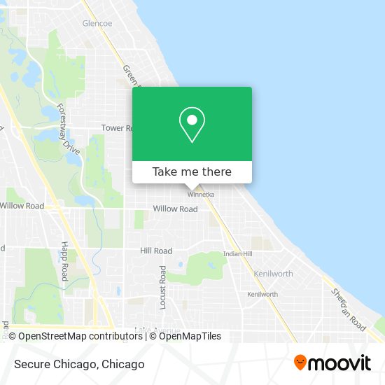 Secure Chicago map
