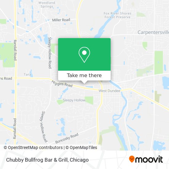 Chubby Bullfrog Bar & Grill map