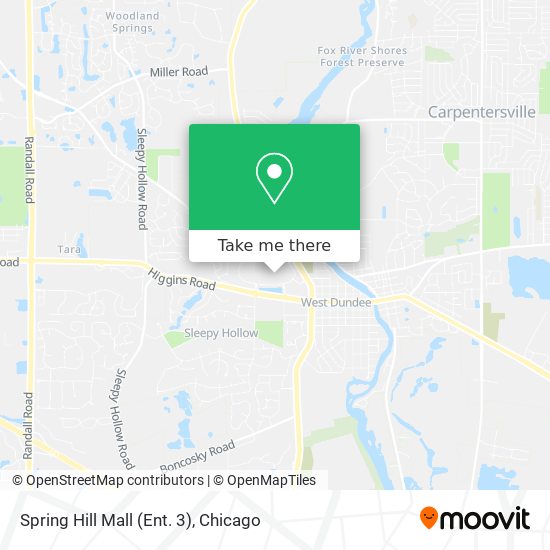 Spring Hill Mall (Ent. 3) map