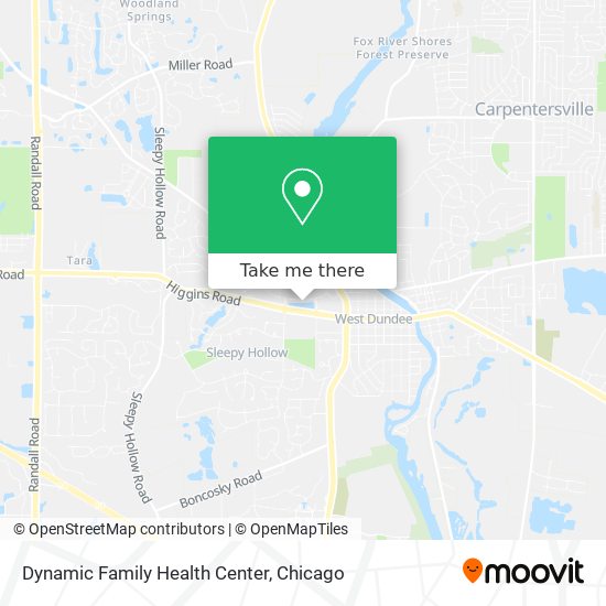 Dynamic Family Health Center map