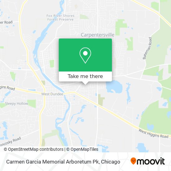 Carmen Garcia Memorial Arboretum Pk map