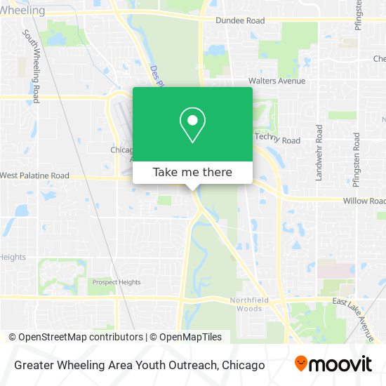 Mapa de Greater Wheeling Area Youth Outreach