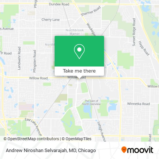 Andrew Niroshan Selvarajah, MD map