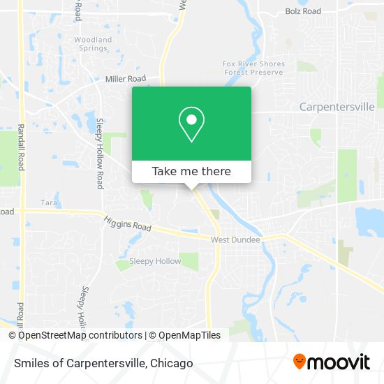 Smiles of Carpentersville map