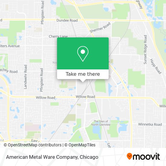 Mapa de American Metal Ware Company