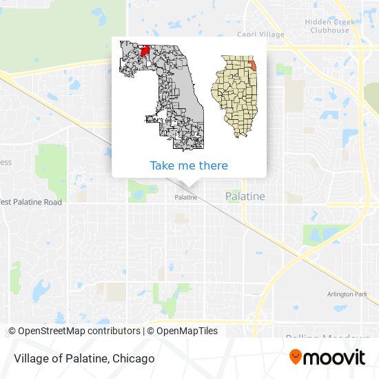 Mapa de Village of Palatine