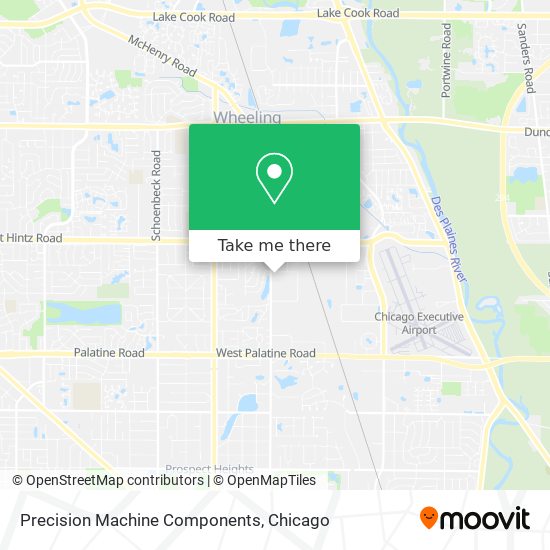 Precision Machine Components map