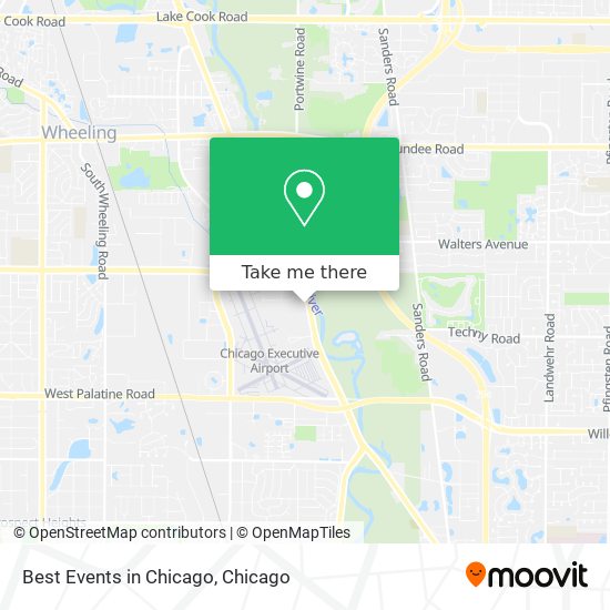 Best Events in Chicago map