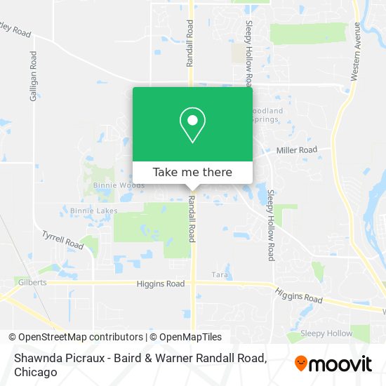 Mapa de Shawnda Picraux - Baird & Warner Randall Road