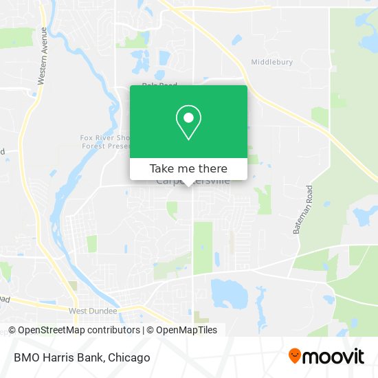 BMO Harris Bank map