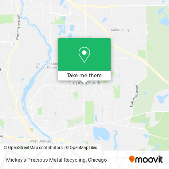 Mickey's Precious Metal Recycling map