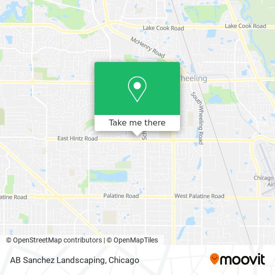 AB Sanchez Landscaping map