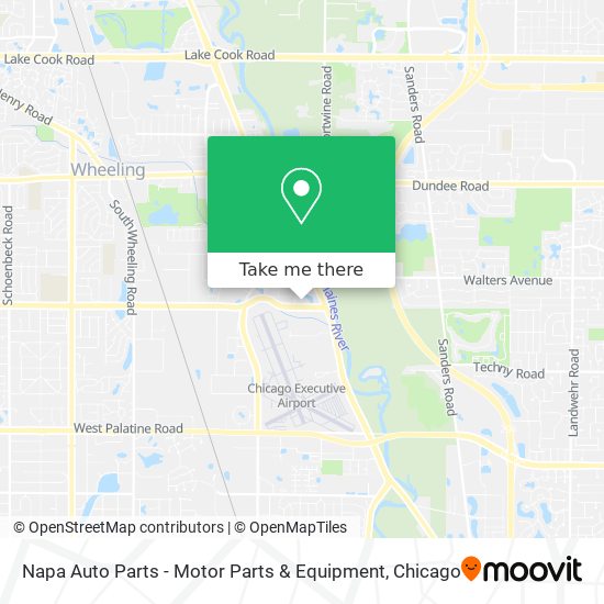 Mapa de Napa Auto Parts - Motor Parts & Equipment