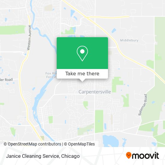 Janice Cleaning Service map