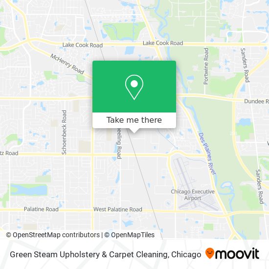 Mapa de Green Steam Upholstery & Carpet Cleaning