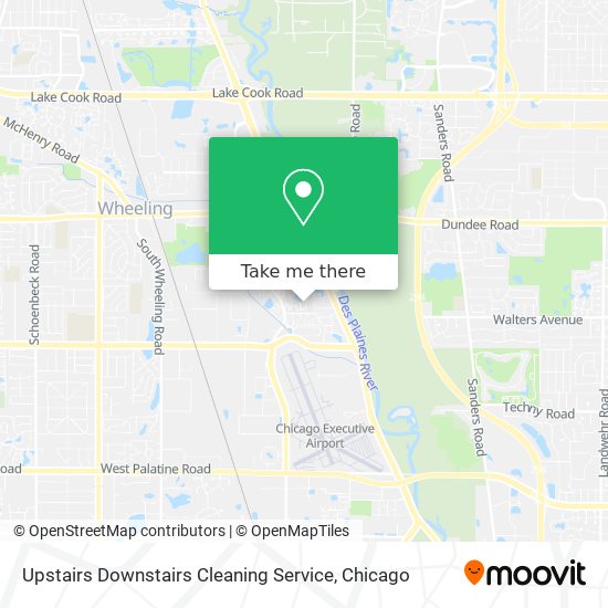 Mapa de Upstairs Downstairs Cleaning Service